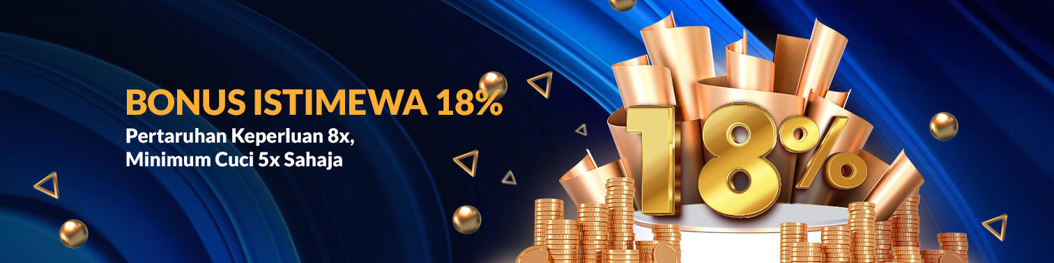 Bonus Istimewa 18%