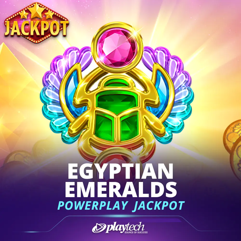Egyptian Emeralds PowerPlay Jackpot 埃及绿宝石强力累积奖金