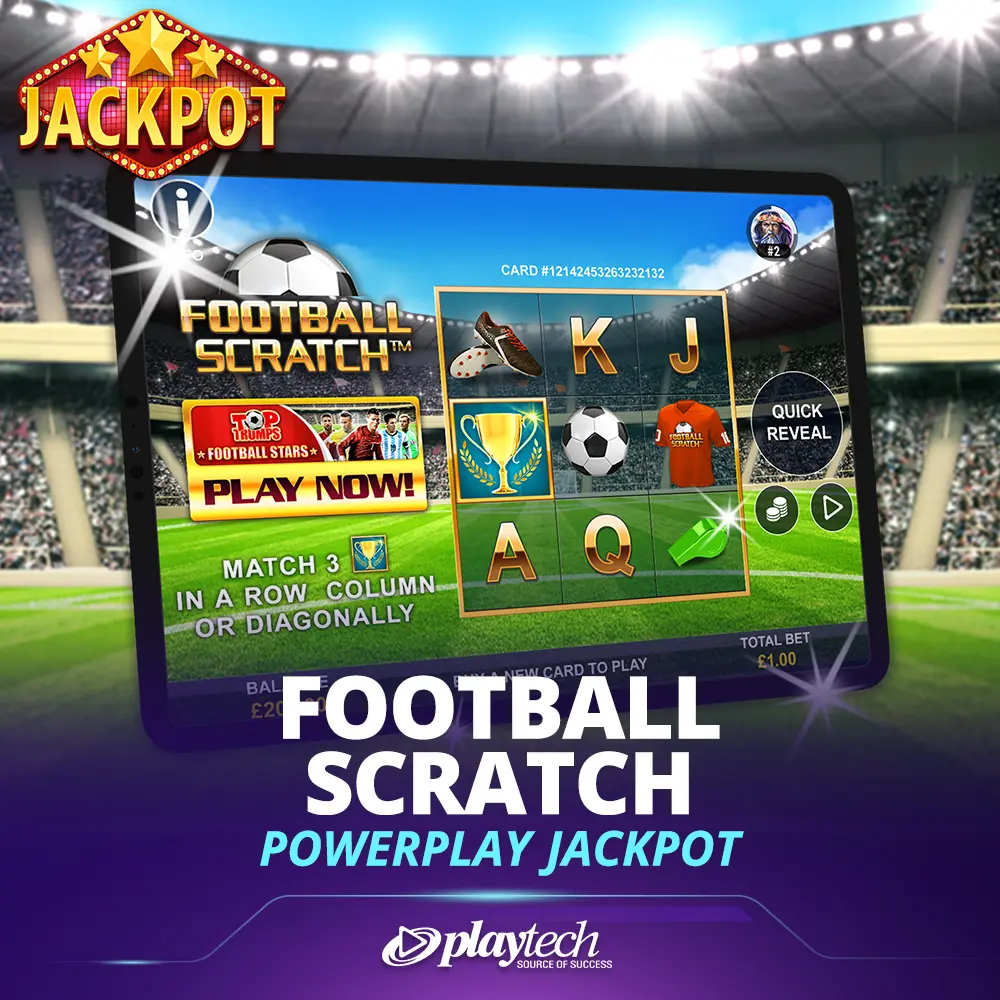 Football Scratch PowerPlay Jackpot 足球刮刮卡 强力累积奖金