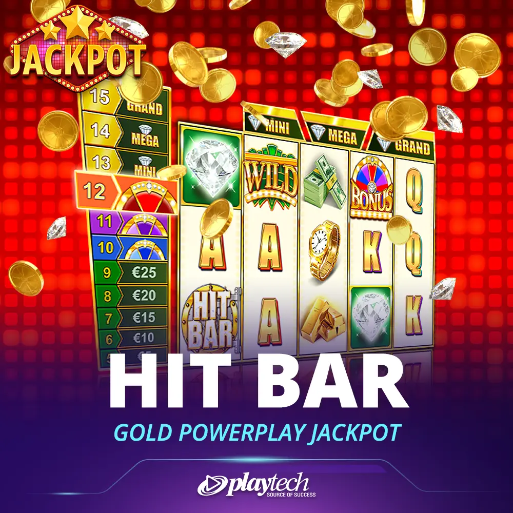 Hit Bar: Gold PowerPlay Jackpot 热辣财富：黄金 强力累积奖金