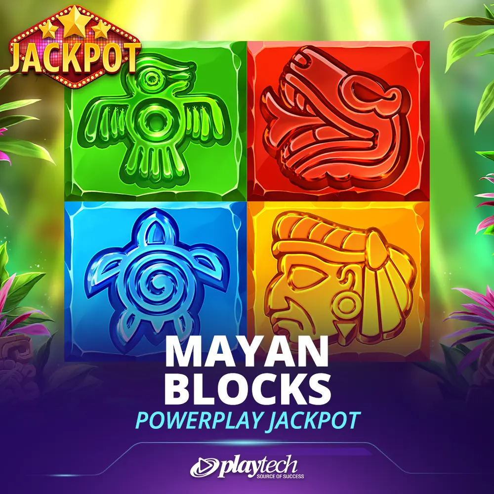 Mayan Blocks PowerPlay Jackpot 玛雅石块 强力累积奖金