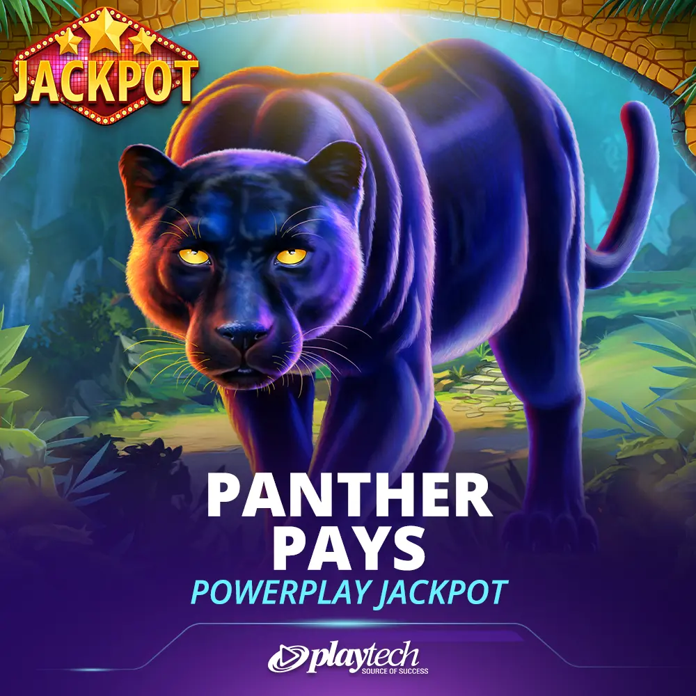 Panther Pays PowerPlay Jackpot 发财黑豹 强力累积奖金