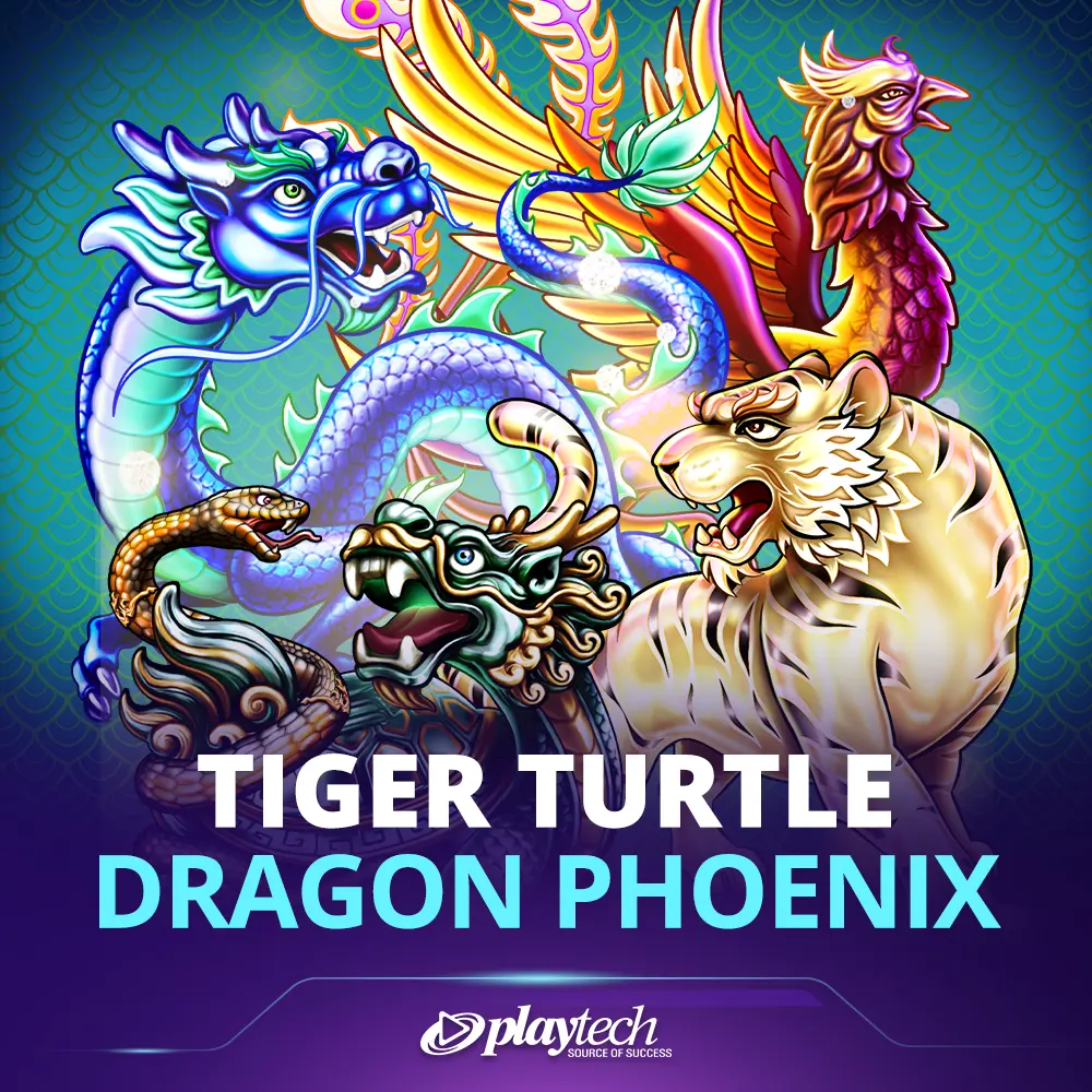 Tiger Turtle Dragon Phoenix 青龙,白虎,朱雀,玄武