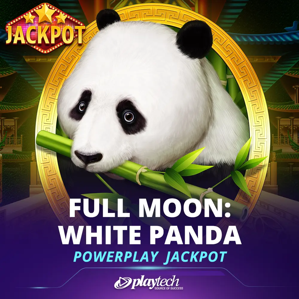 Full Moon: White Panda PowerPlay Jackpot 满月: 白色熊猫 强力累积奖金